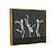 Stupell Industries Three Dancing Skeletons Framed Floater Canvas Wall Art